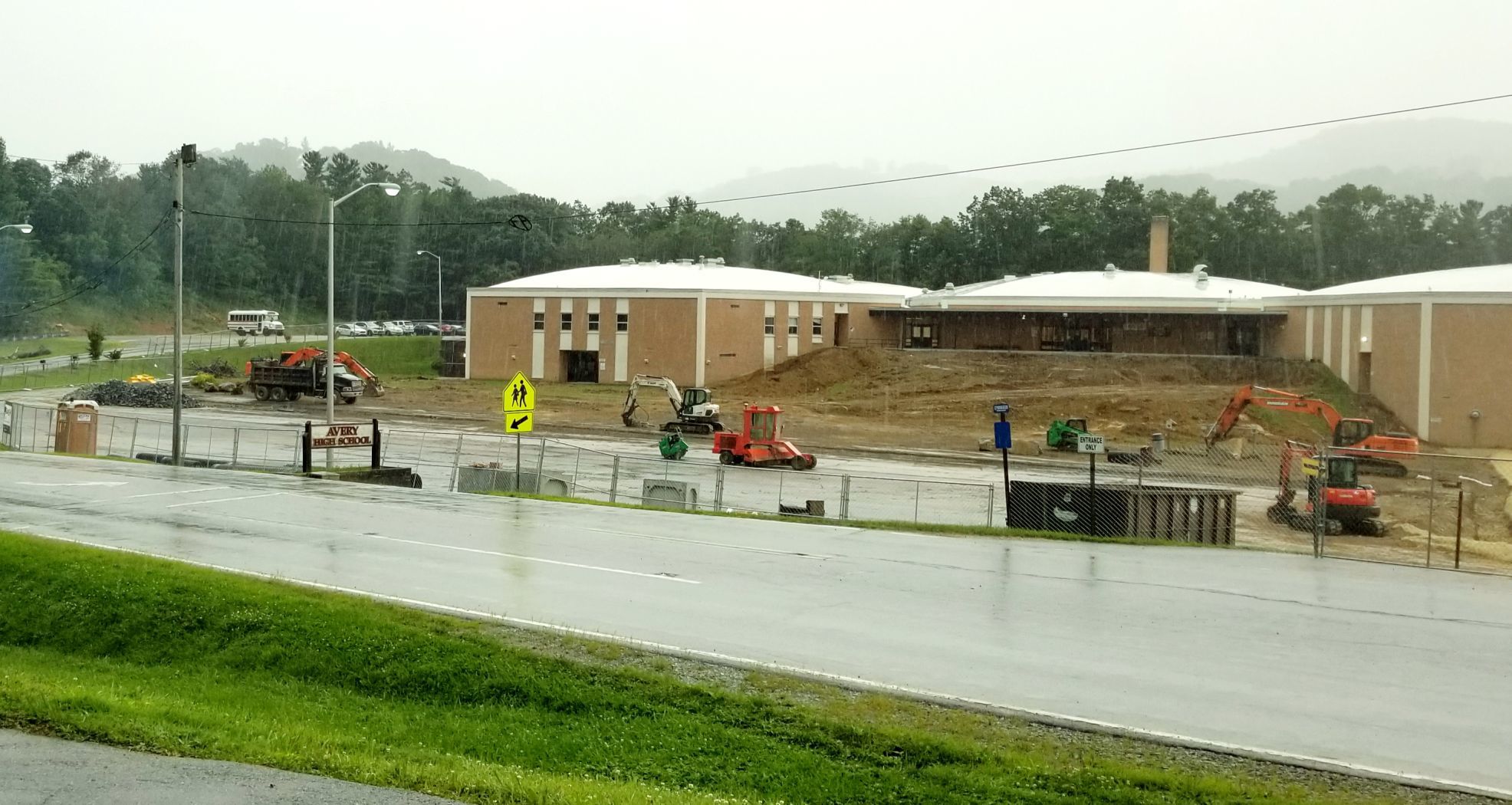 Construction under way at Avery County High School